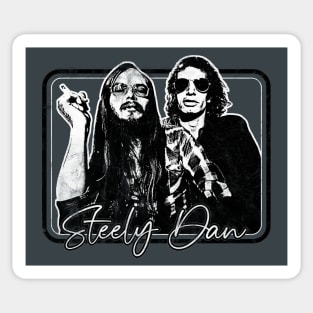 Steely Dan \/\/ Retro Style Faded Design Sticker